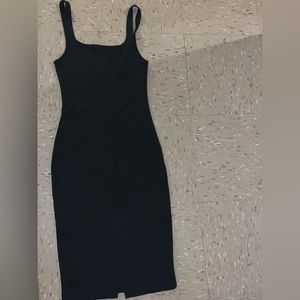 Simple basic black dress from Zara